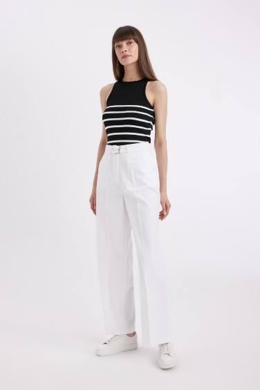 High Waist Wide Leg Long Jogger Pants