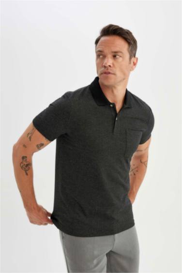 Slim Fit Polo Collar Polo T-Shirt