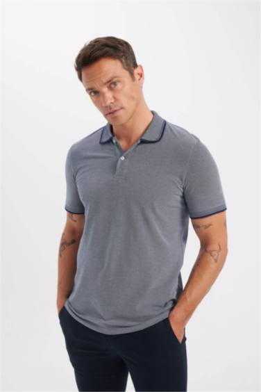 Slim Fit Polo Cotton T-Shirt