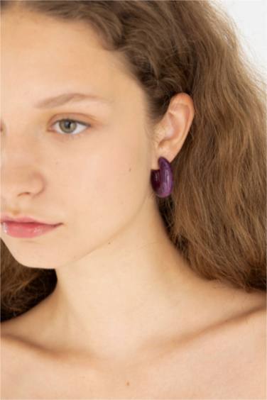Женские серьги цвета мюрдюм