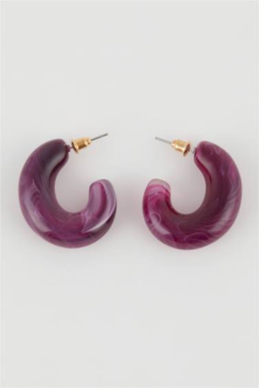 Женские серьги цвета мюрдюм