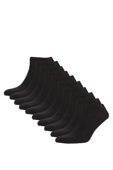 Lot de 10 paires de Chaussettes Courtes en Coton pour Homme