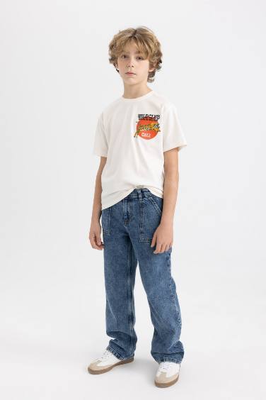 Boy Crew Neck Embroidered T-Shirt