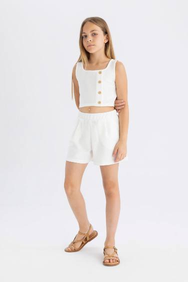 Комплект из 2-х блузка и шорты вещей для девочек