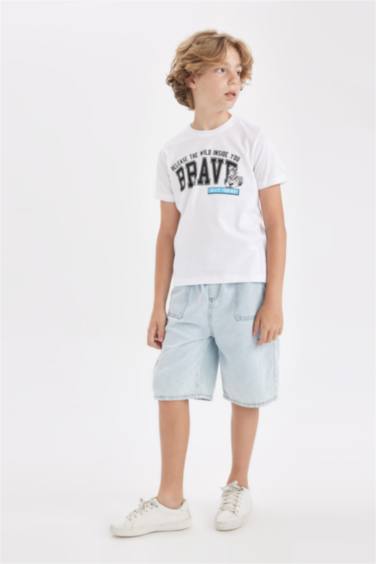 Boy Crew Neck Printed T-Shirt