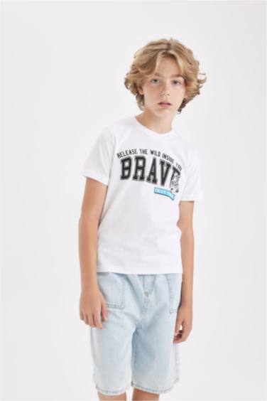 Boy Crew Neck Printed T-Shirt