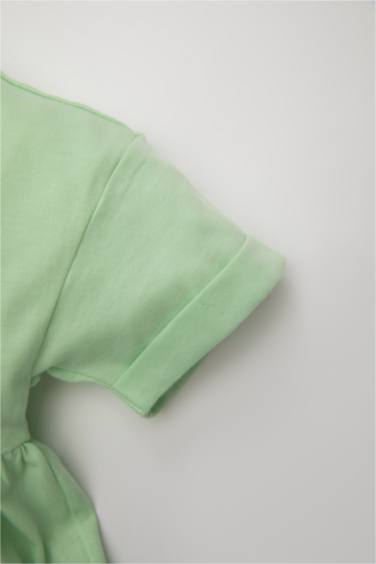 Robe imprimée à Manches Courtes pour Bébé Fille