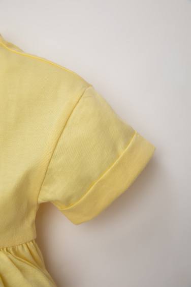 Baby Girl Printed Short Sleeve Dress