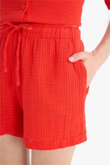 Relax Fıt Müslin Şort - Görsel 6