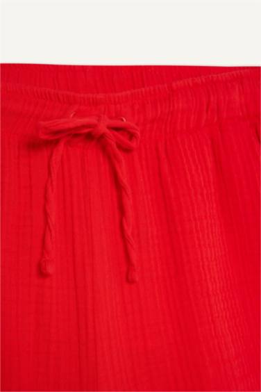 Relax Fıt Müslin Şort - Görsel 9