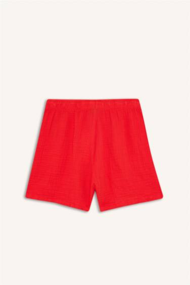 Relax Fıt Müslin Şort - Görsel 10