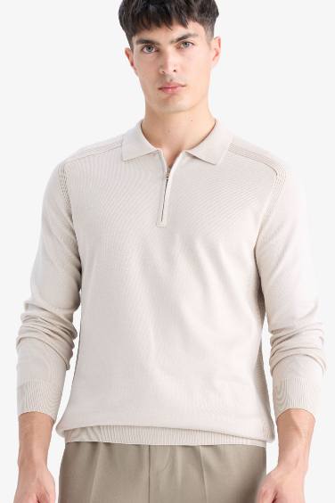 بلوز تريكو قصة عادية بياخة بولو