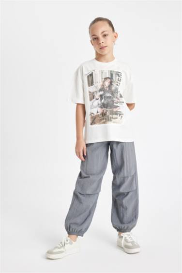 Girl Parachute Jogger Trousers
