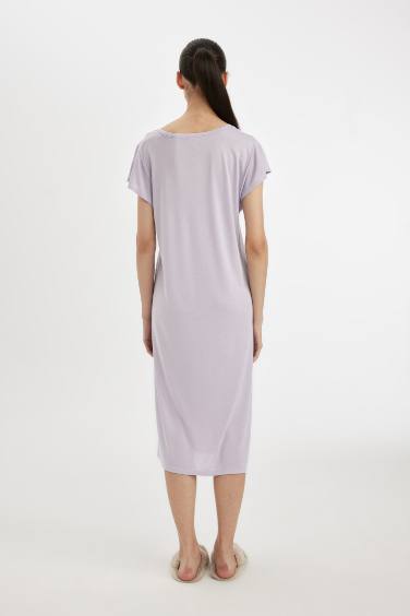 Fall in Love V-Neck Viscose Nightgown