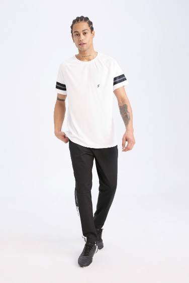 Sporcu Jogger Eşofman Altı Slim Fit Dar Kesim Standart Paça Skuba Dalgıç Kumaş