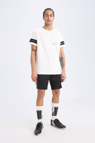 DeFactoFit Slim Fit Scuba Fabric Sports Shorts