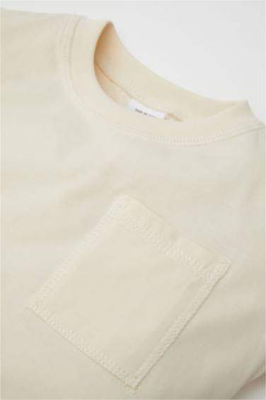 Baby Boy Regular Fit Crew Neck Long Sleeve Basic T-Shirt