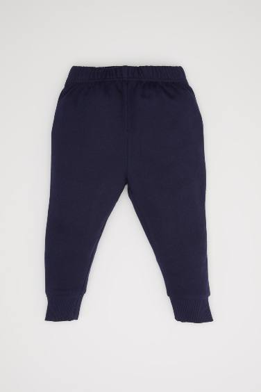 Baby Boy Slogan Printed Thin Sweatshirt Fabric 2 Piece Set