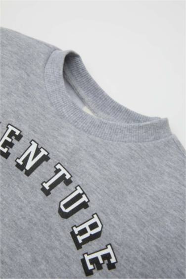 Baby Boy Printed Sweatshirt Jogger Sweatpants 2 Piece Set