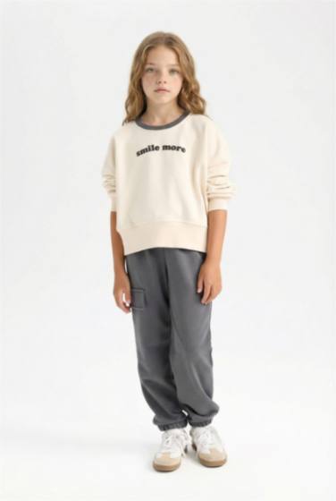 Girl Sweatshirt Sweatpants 2 Piece Set
