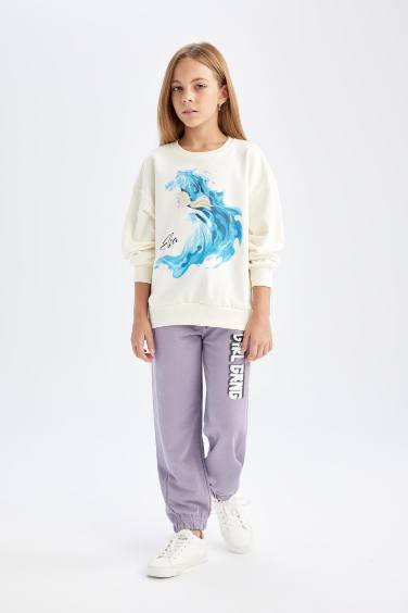 بنطلون سويت بانتس بناتي جوجر أرجواني