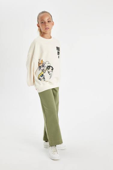 سروال سويت بانتس سامبل واسع برجل واسع