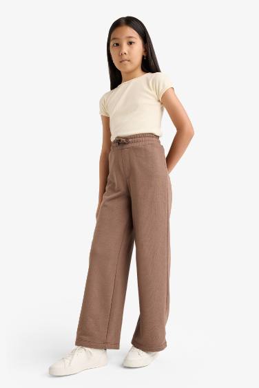 Девчачьи шорты Wide Leg с эластичной талией и широкими штанинами