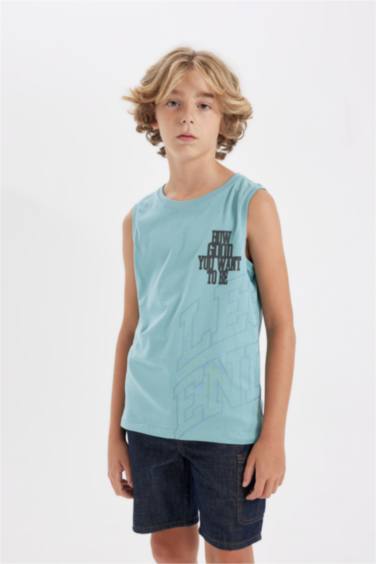 تيشيرت كت اولادي قصة عادية بدون كم بطبعة