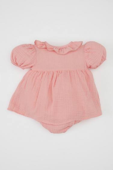 Baby Girl Newborn Muslin Jumpsuit