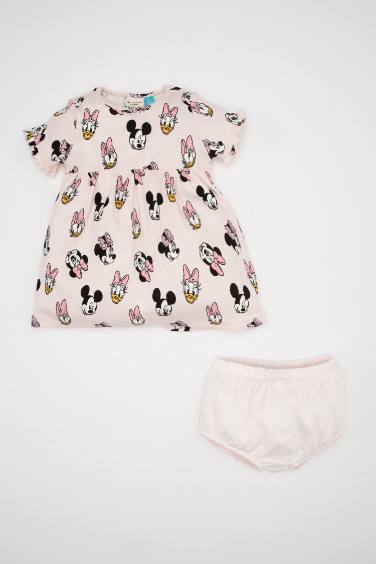 Baby Girl Disney Mickey & Minnie Camisole Dress Panties 2 Piece Set