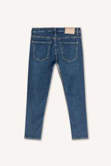 Jean Coupe skinny à taille normale et jambe étroites