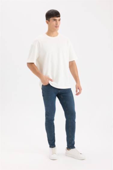 سروال جينز سليم قصة مريحة