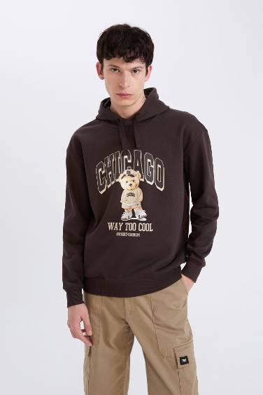 Boxy Fit Long Sleeve Sweatshirt
