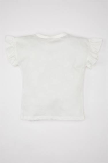 تيشيرت بناتي بنقشة الزهور نص كم قصة عادية