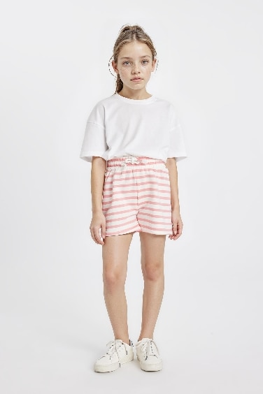 Girl Striped Shorts