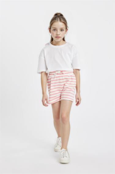 Girl Striped Shorts