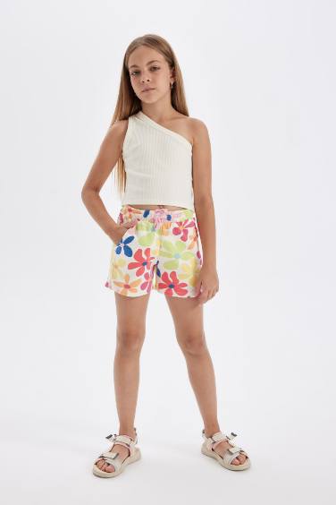 Girl Patterned Shorts