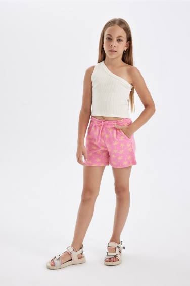 Girl Patterned Shorts