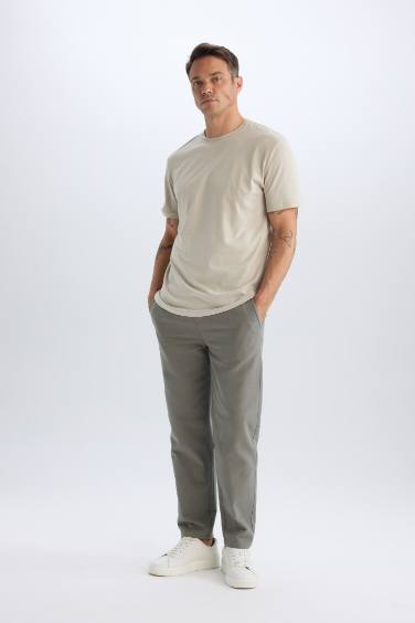 Regular Fit Summer Cotton Joggers