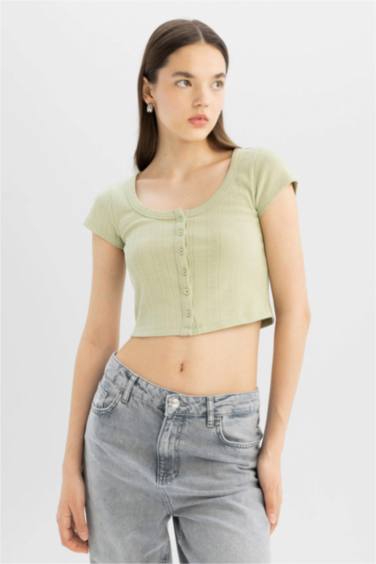 تيشيرت نص كم سليم فيت