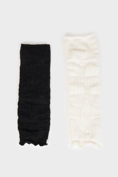 Woman 2 Piece Cotton Long Socks