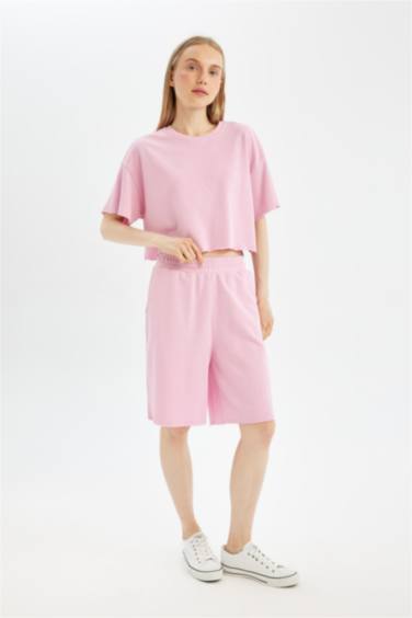 Loose Fit Thick Fabric Short Sleeve T-Shirt