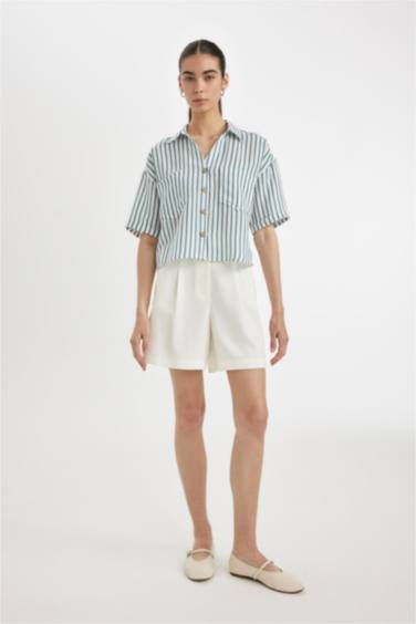 High Waist Wide Leg Shorts