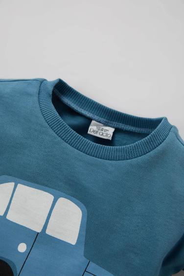 سويت شيرت بيبي اولادي قصة عادية بطبعة عربية