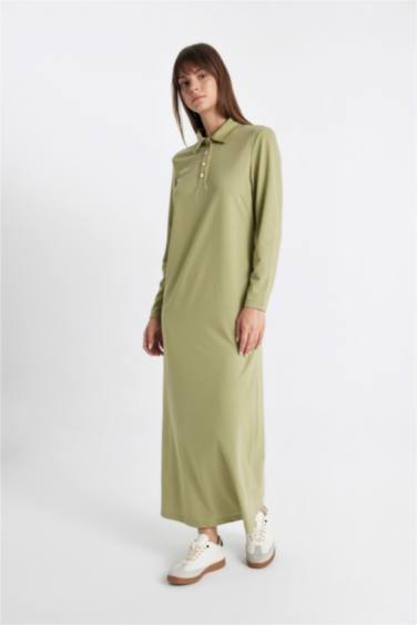 فستان ردن طويل بيكة قصة عادية