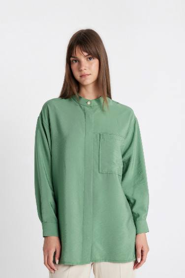 Relax Fit Long Sleeve Tunic