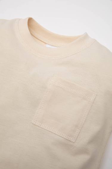 Baby Boy Crew Neck Long Sleeve T-Shirt