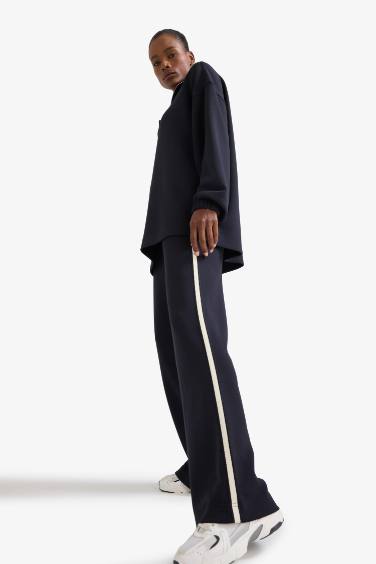 DeFactoFit Wide Leg Geniş Paça Cepli Standart Boy Modal Soft Touch Pantolon
