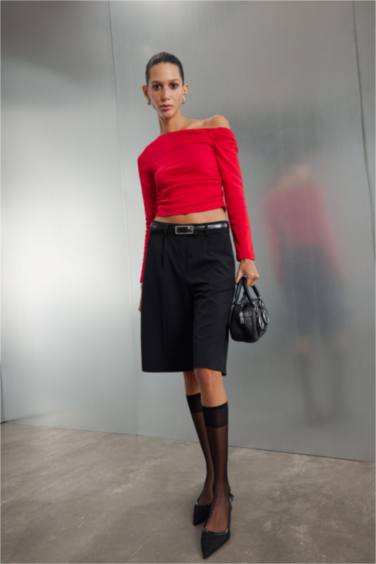 High Waist Wide Leg Shorts