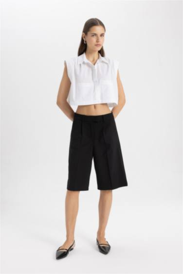 High Waist Wide Leg Shorts